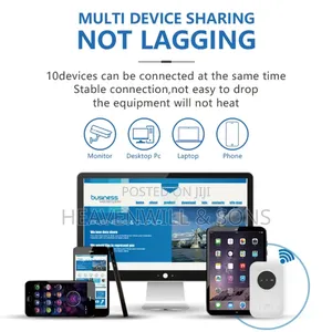 Universal Pocket Wifi Router–300mbps | 10 Users | Battery 8–10 Hours