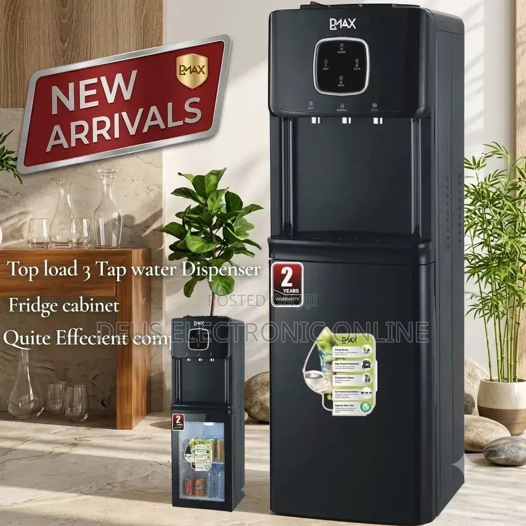 *P Max 3tap Water Dispenser With Fridge at 360,000*