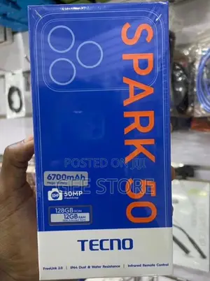 New Tecno Spark 50 128 GB Black