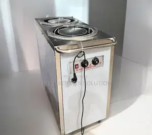 Double Head Commercial Plate Warmer Cart