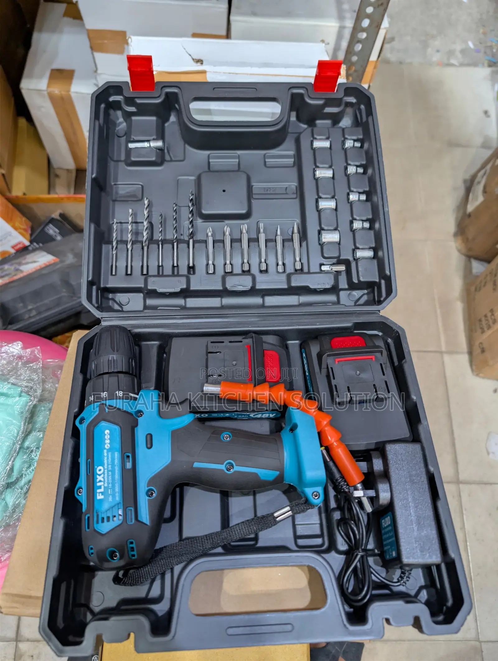 Drill Set With 2 Battery