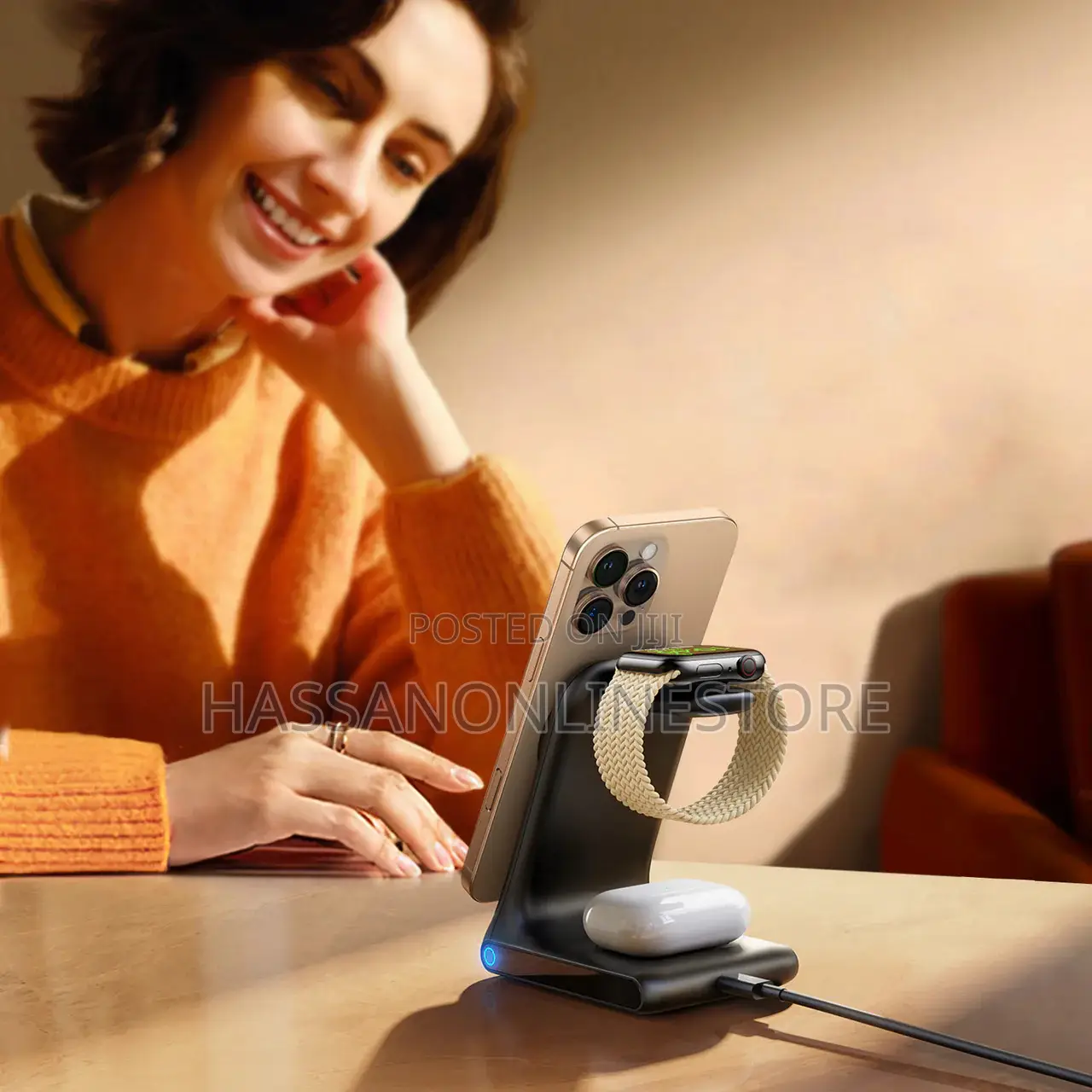 Joyroom Jr-W15 3-in-1 Wireless Charging Station