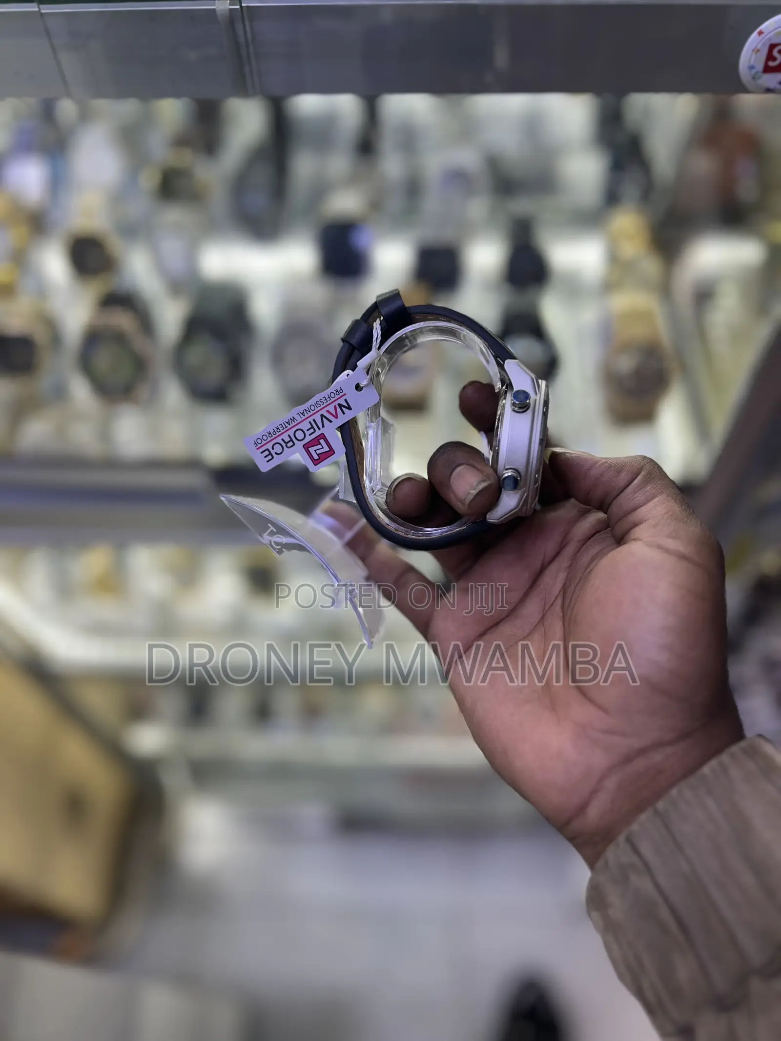 Navy Chornograph Luxury Watch Inauzwa Dukani Kwetu