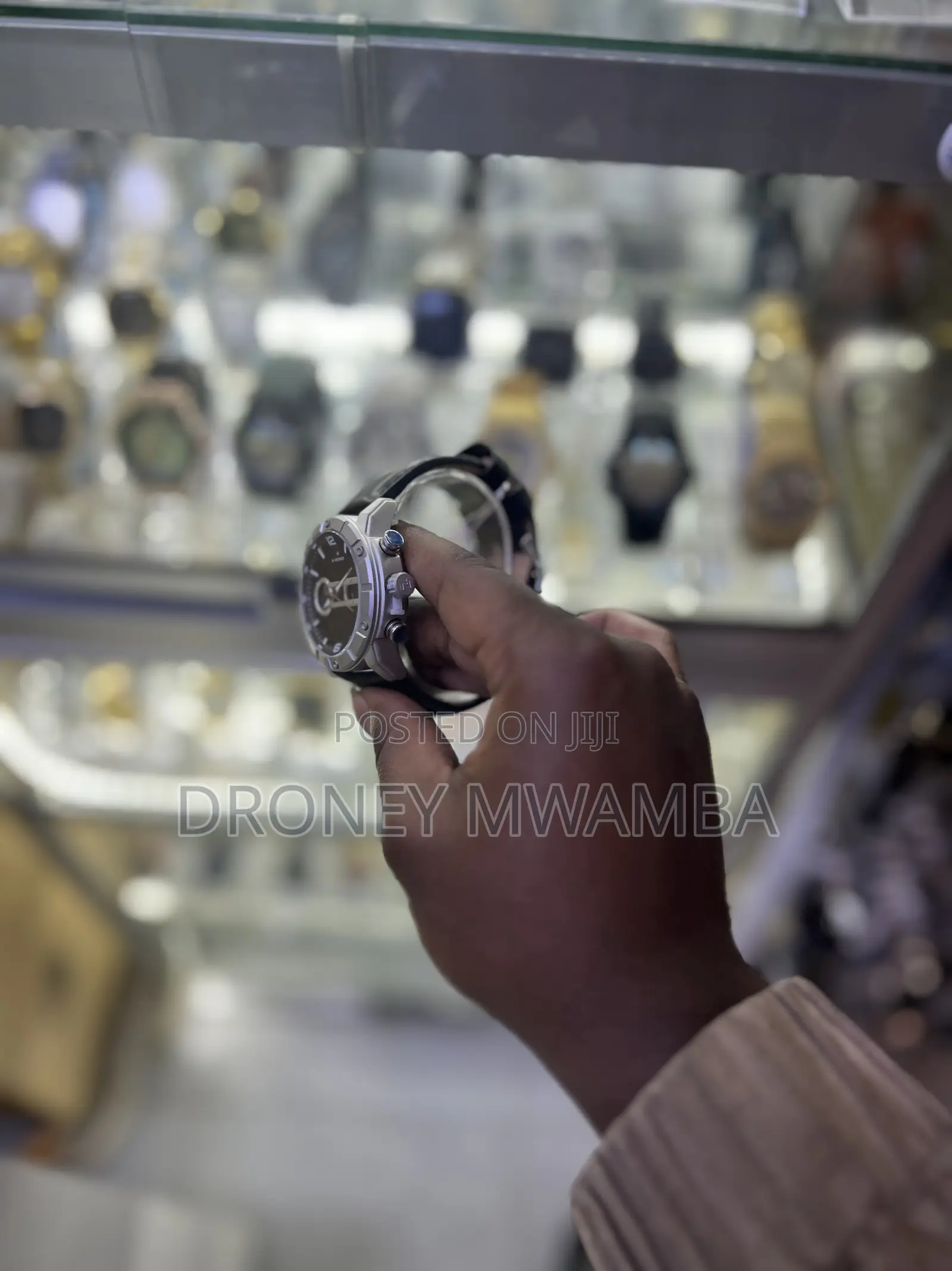 Navy Chornograph Luxury Watch Inauzwa Dukani Kwetu