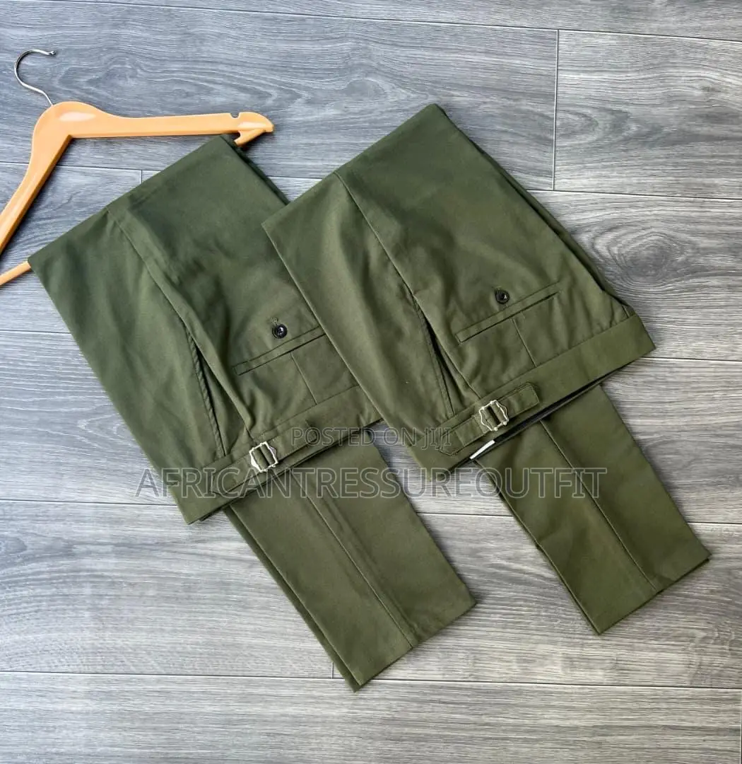 Adjustable Men Trousers Suruali Ya Kitamba Quality