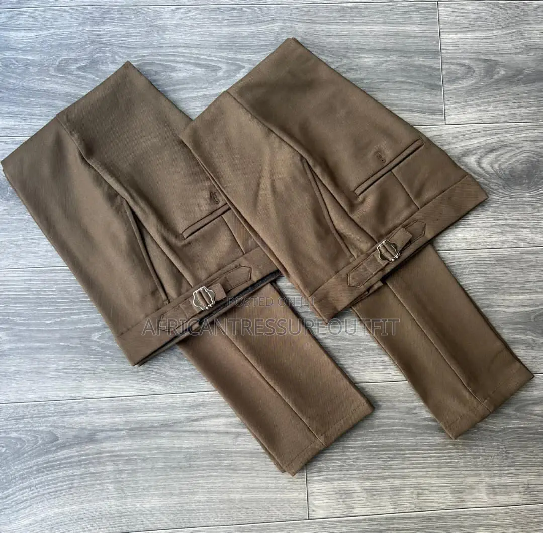 Adjustable Men Trousers Suruali Ya Kitamba Quality