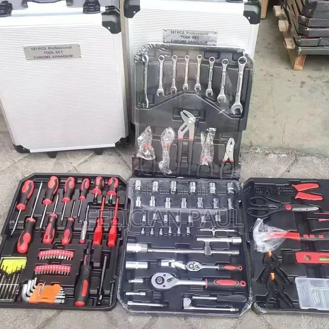 187pcs Cr-v Toolbox Tool Set