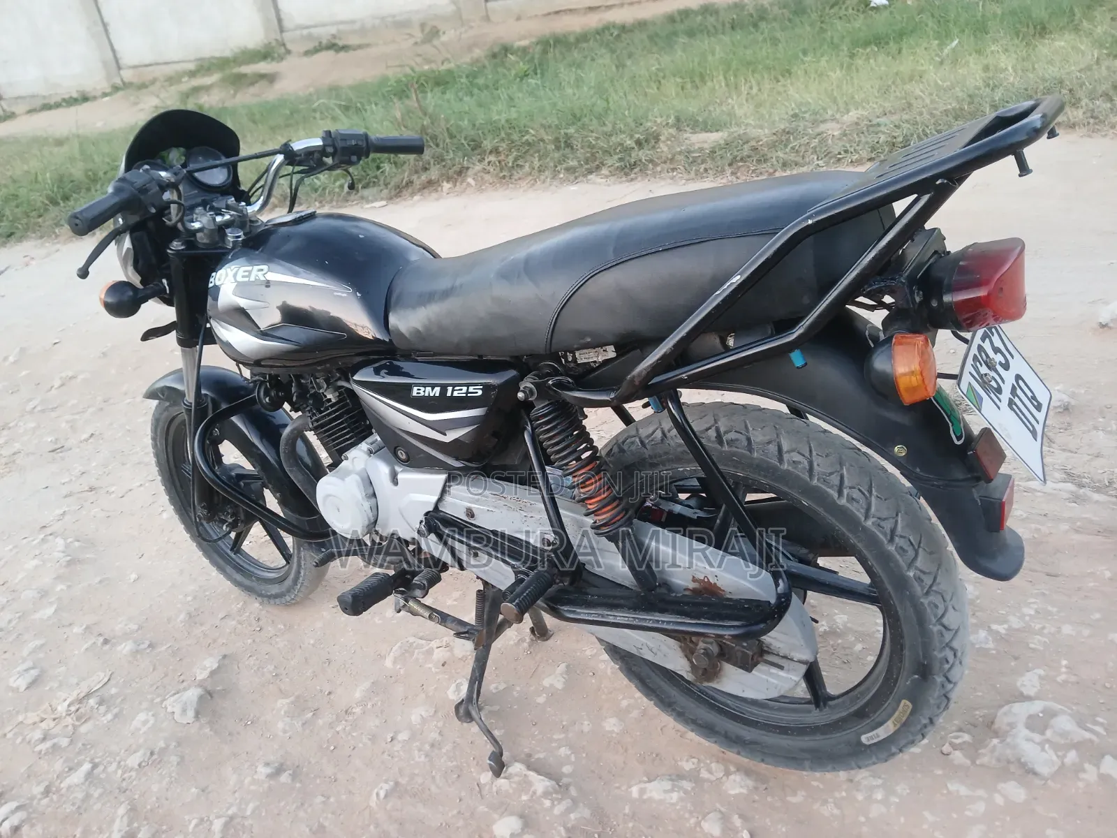 New Bajaj Boxer 125 2025 Black