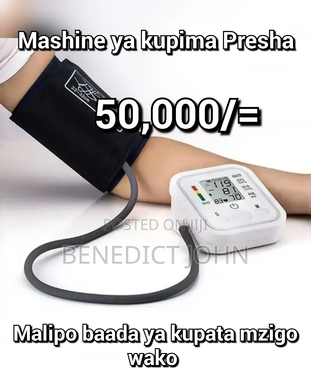 Digital Bp Machine - Mashine Ya Kupima Presha