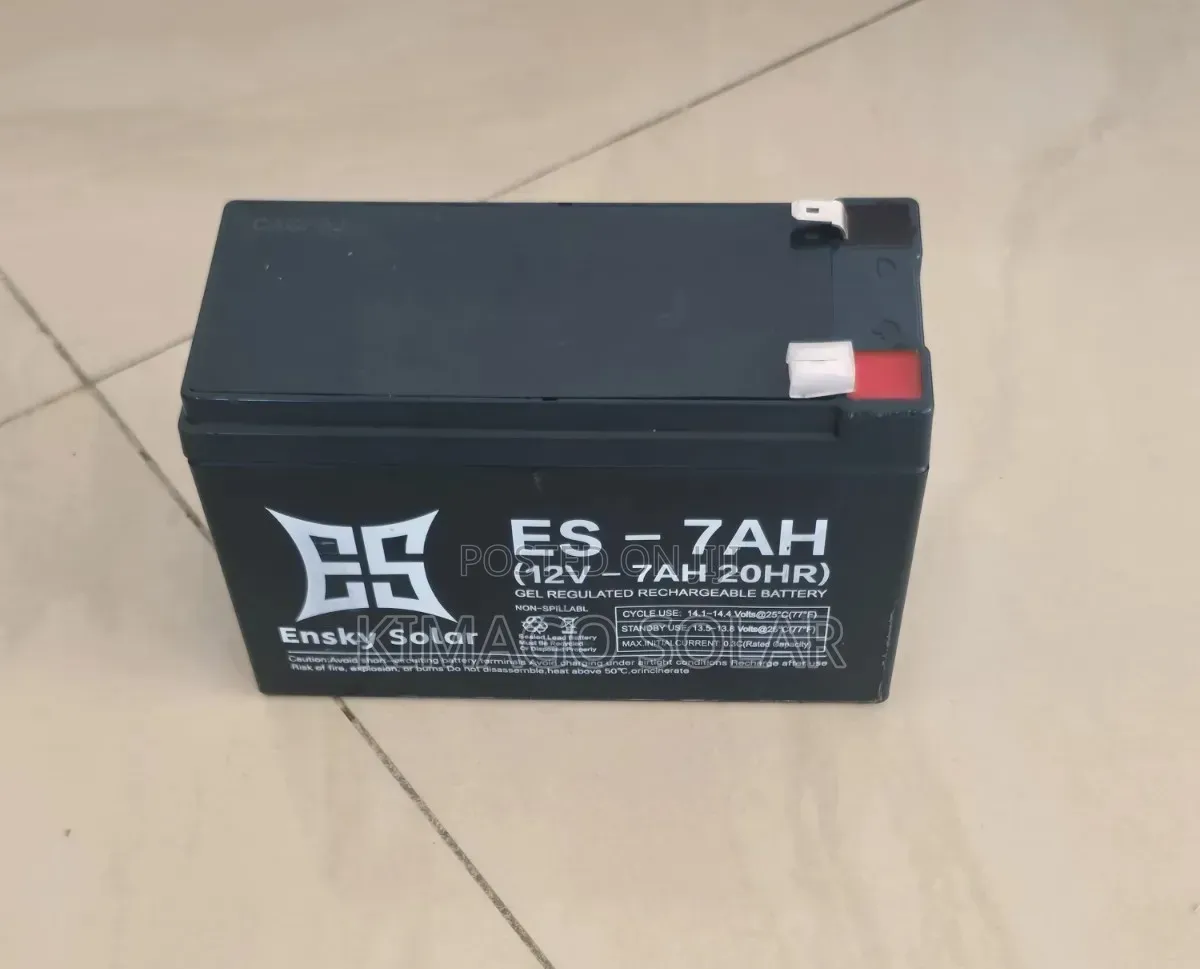 Solar Battery Ndogo 7ah 12v Zinapatikana Leo