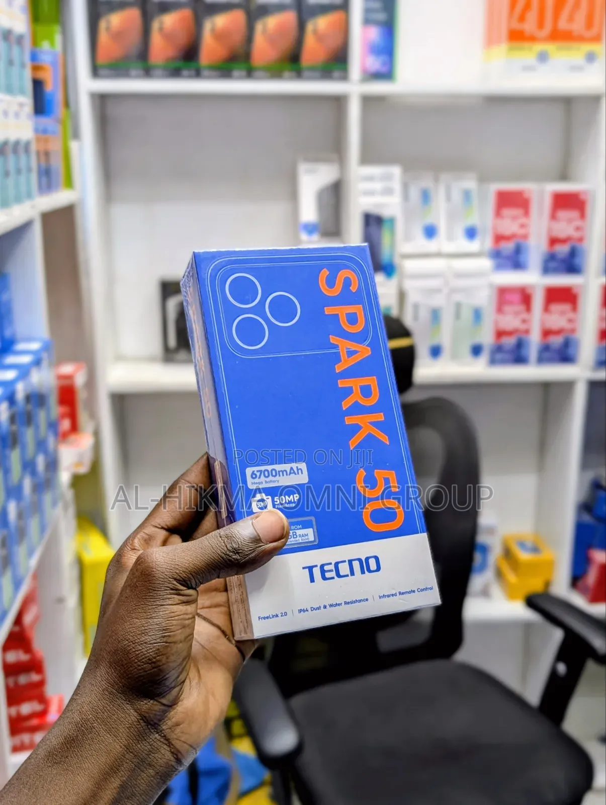 New Tecno Spark 50 128 GB Black