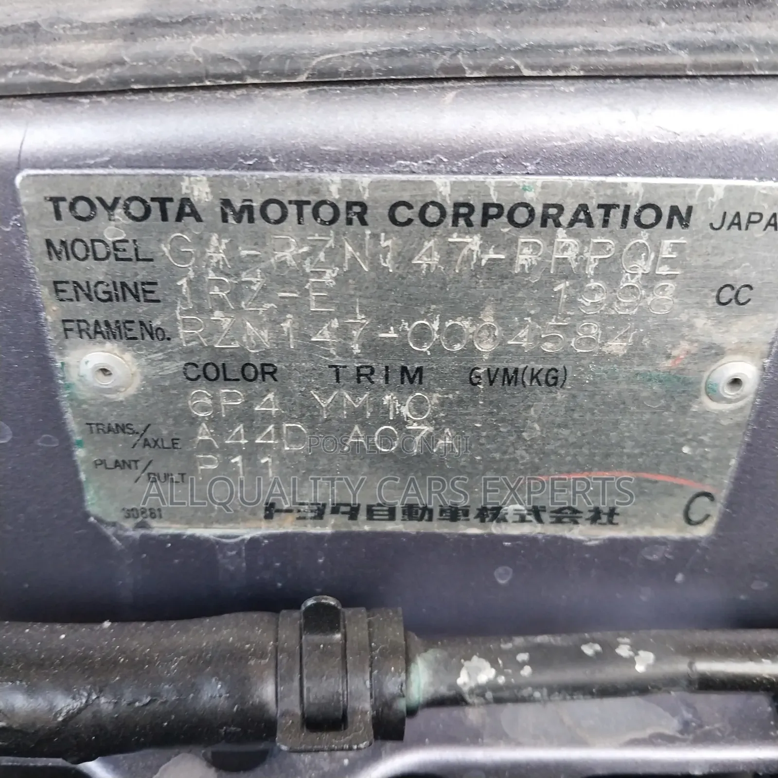 Toyota Hilux 1998 Gray