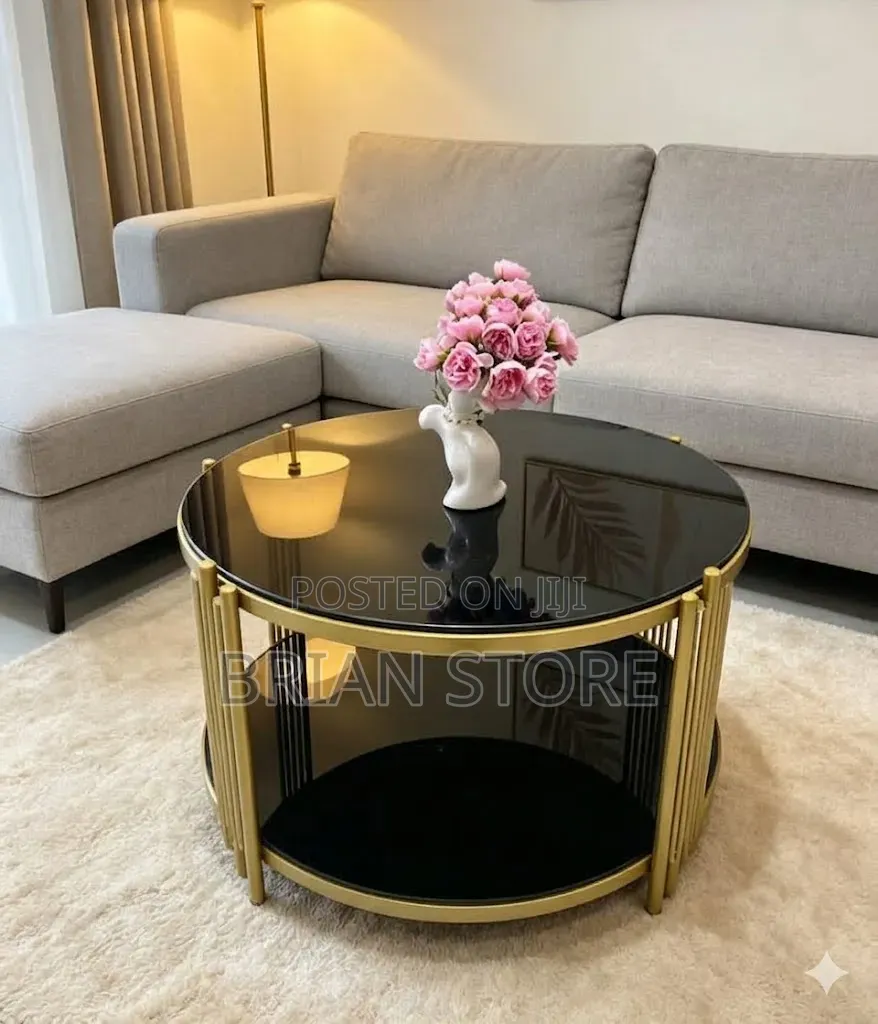 Round Coffee Table Marble Top
