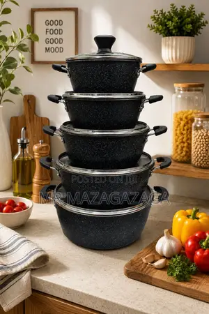 Hot Chef 5-Pieces Non-Stick Cookware Set