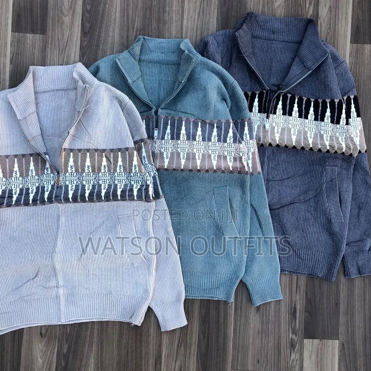 Men's Sweaters or Sweta Za Kiume or Wanaume Za Zipu Completely Stylish