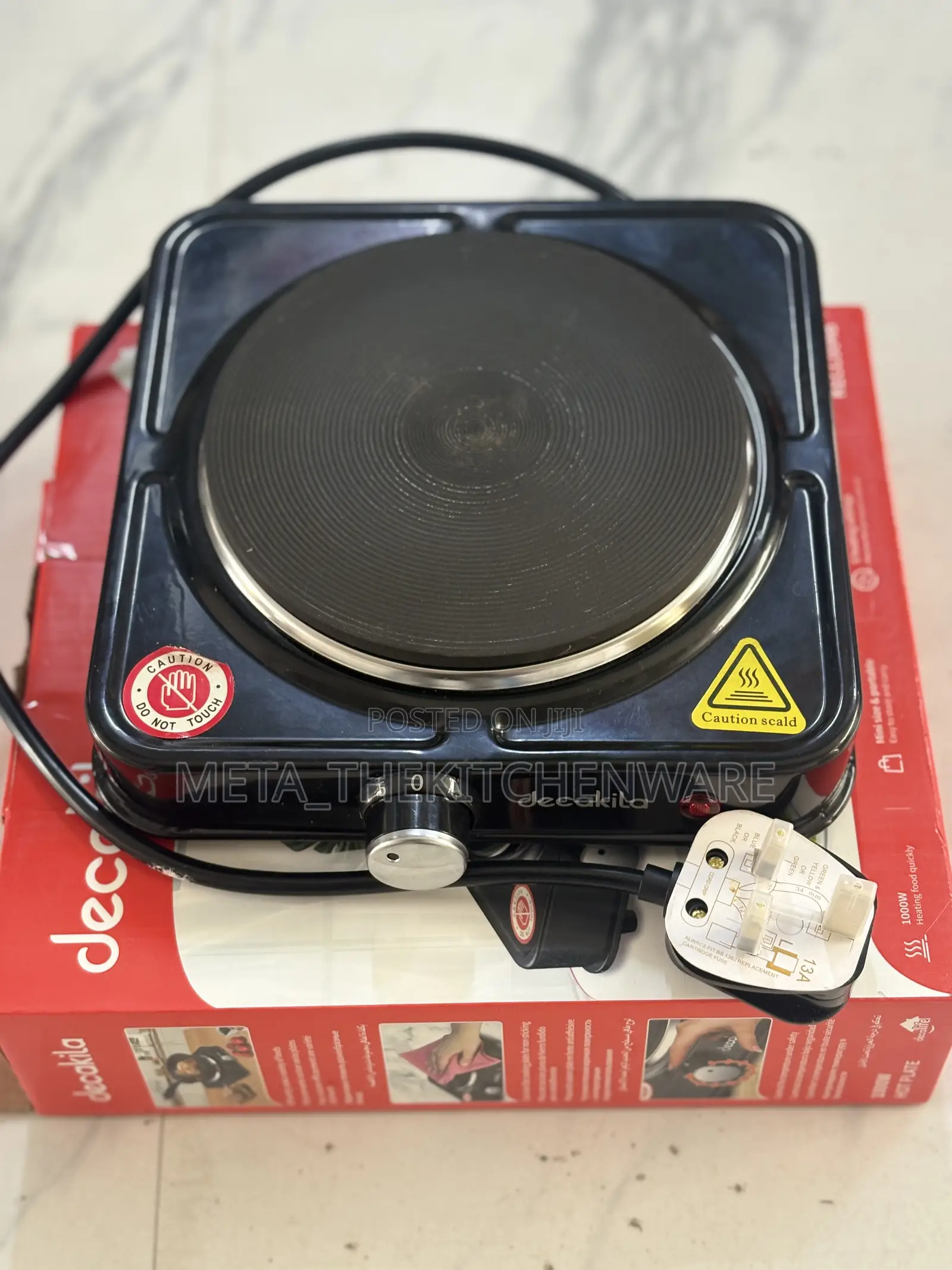 Decakila Hot Plate Single 1000w Kecc004b