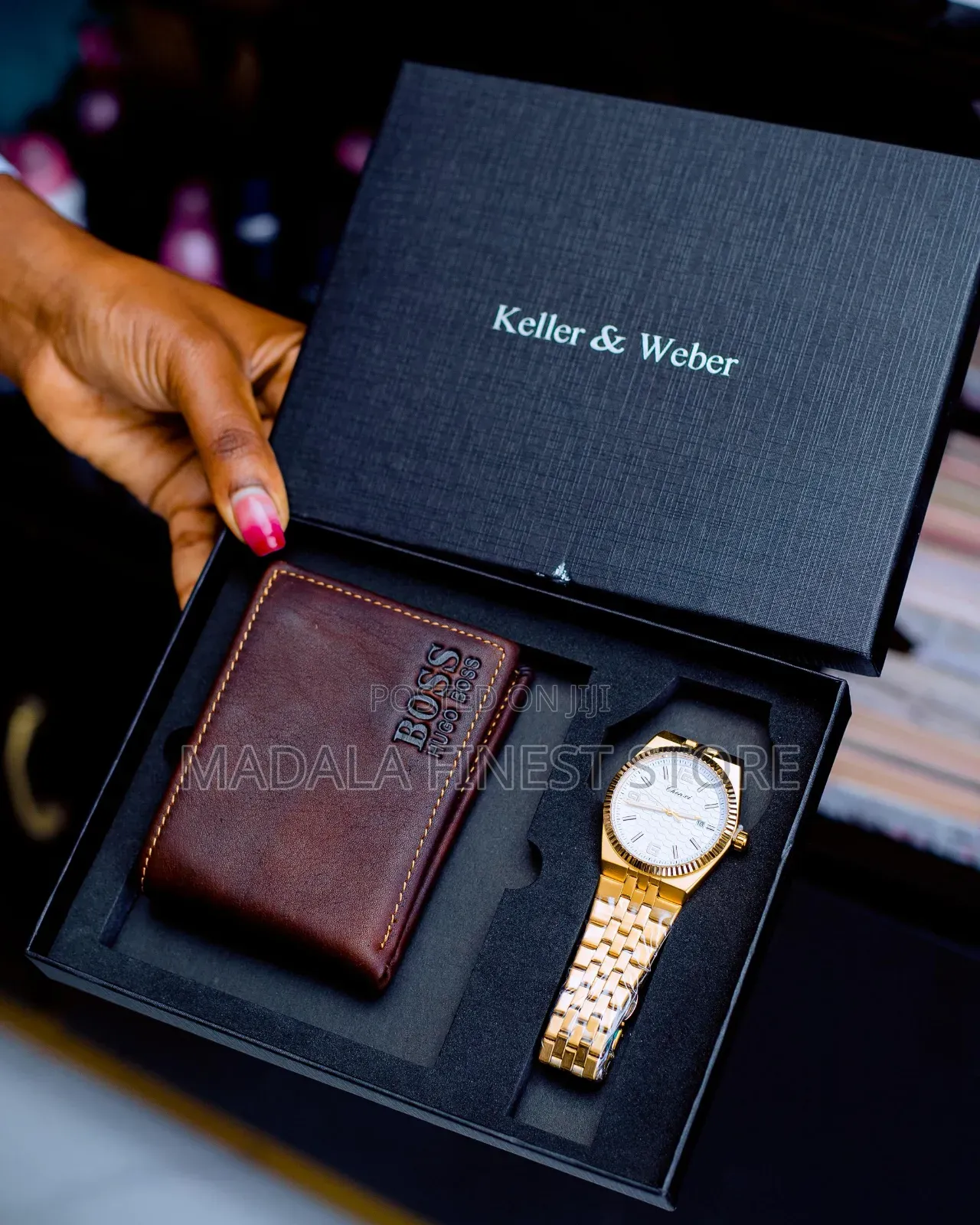 High-Quality Men Set of Watch and Wallet
