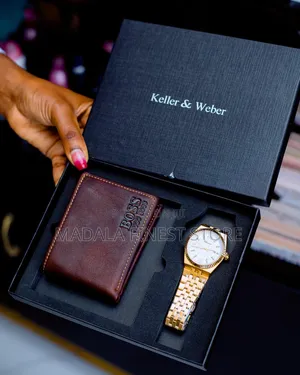 High-Quality Men Set of Watch and Wallet