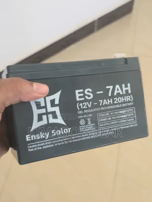 7ah 12v 20hr Gel Regulated
