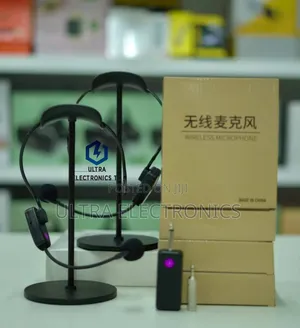 Professional Wireless Headset Microphones Double Set for Various Use