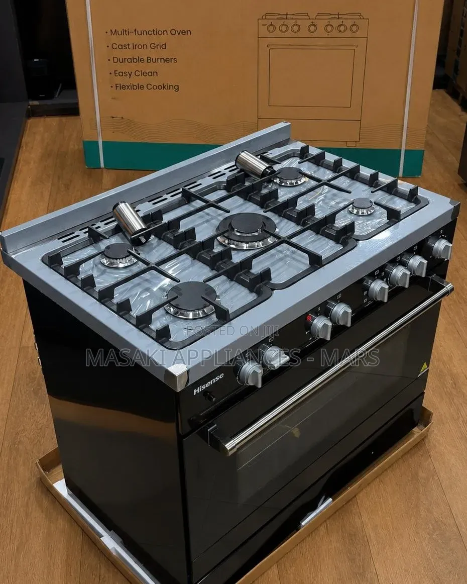 New!! Hisense Gas Cooker Hfs90ga5ebl