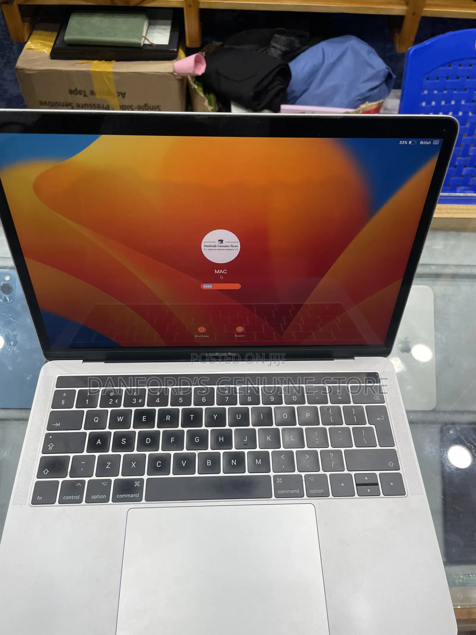 Laptop Apple MacBook Pro 2017 16GB Intel Core i7 SSD 256GB