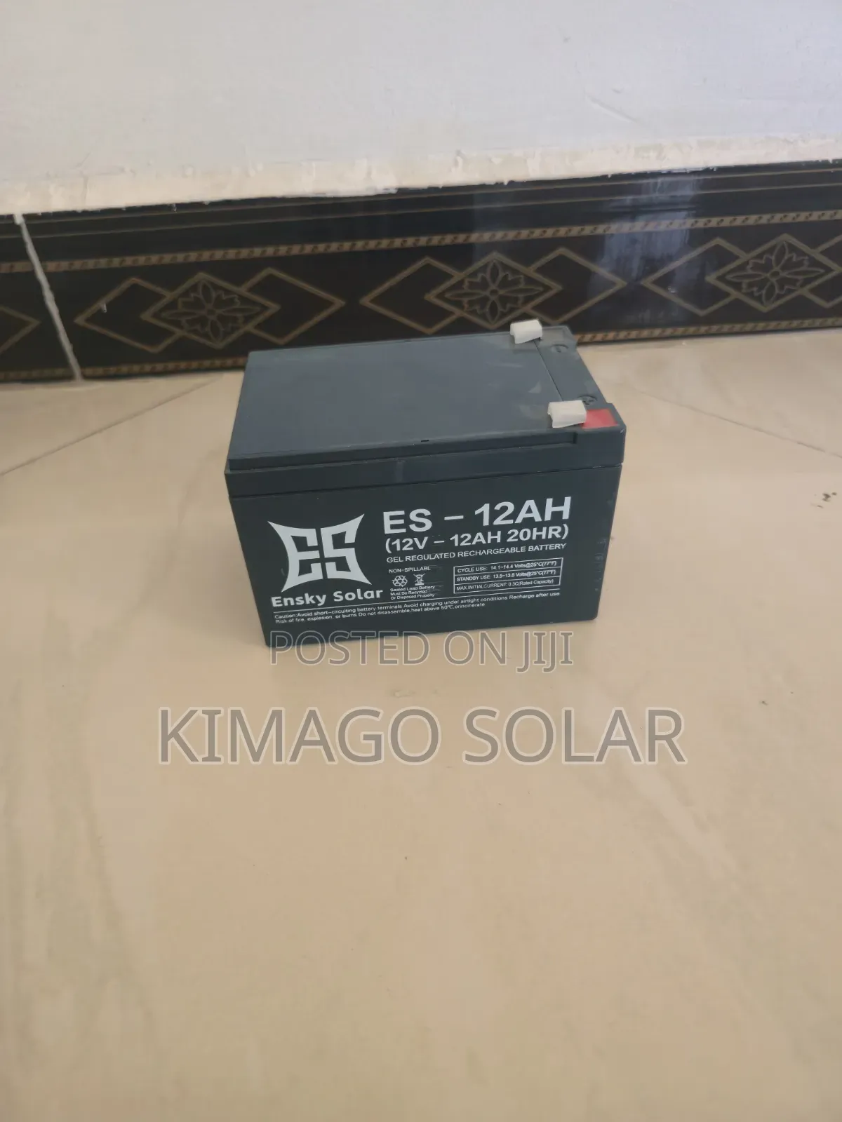 Solar System Battery 12ah 12v
