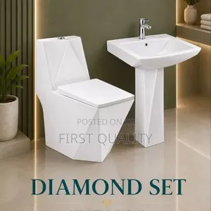 Complete Sitting Toilet and Hand Wash Basin