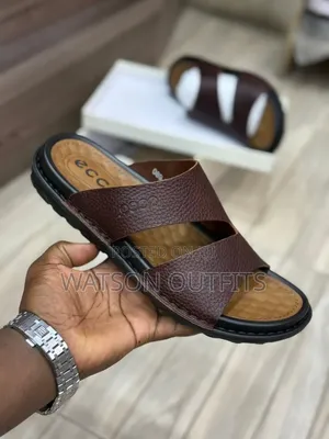 Men's Leather Shoes New and Original Ecco Branded Materials Pure