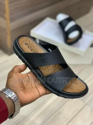 Men's Leather Shoes New and Original Ecco Branded Materials Pure