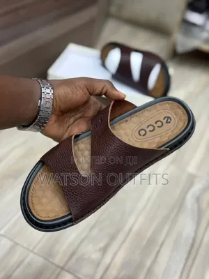 Men's Leather Shoes New and Original Ecco Branded Materials Pure