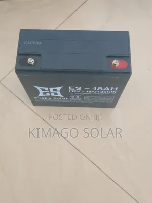 18ah 12v Solar Battery Mpya Kabisa Bei Poa