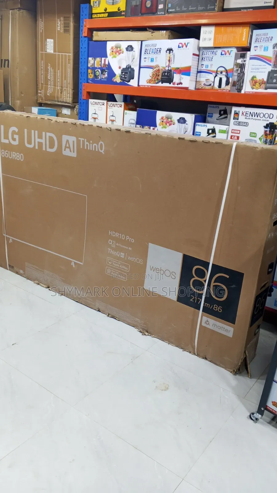 Lg 86 Inch Uhd Ai Processor Smart Tv 86ur80