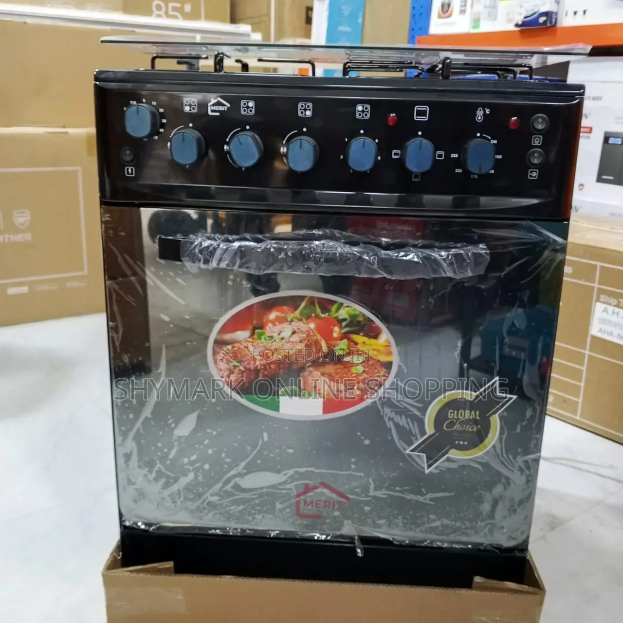 Merit Free Standing Cooker and Oven 60x60