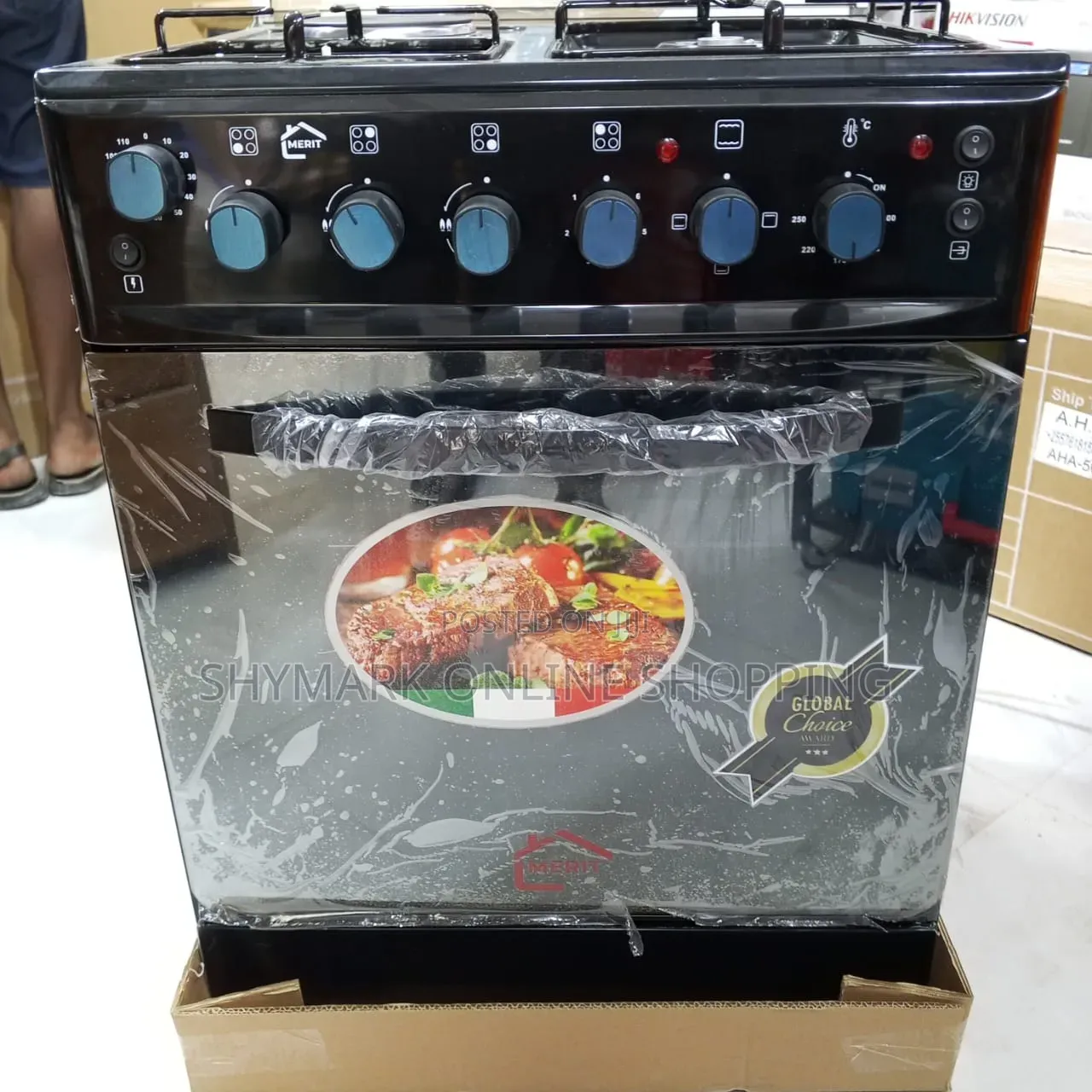Merit Free Standing Cooker and Oven 60x60