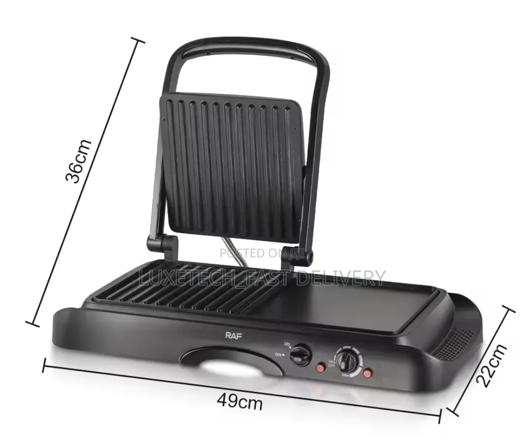 Raf 2-in-1 Multifunctional Electric Grill for Steak and Cooking Tray