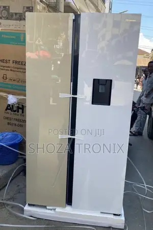 *Hisense Fridge H670sdk-Wd Khaki and White(508l)