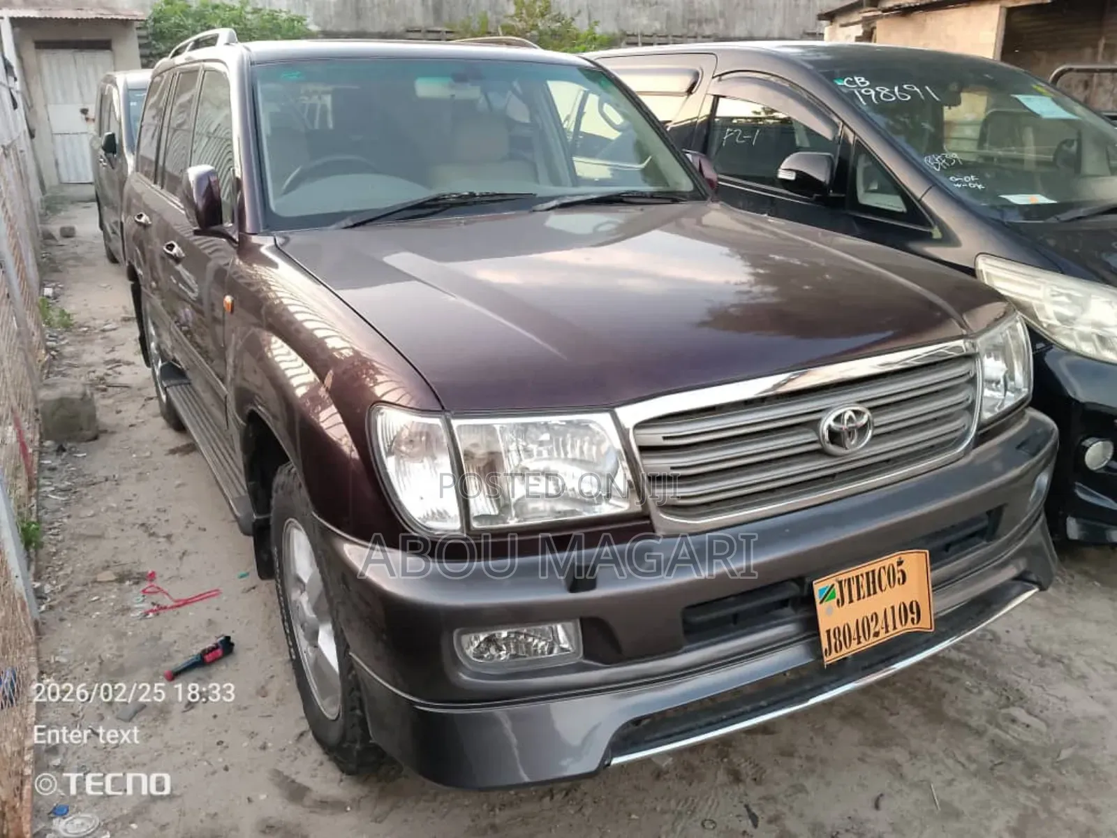Toyota Land Cruiser HDJ 100 2003 Black
