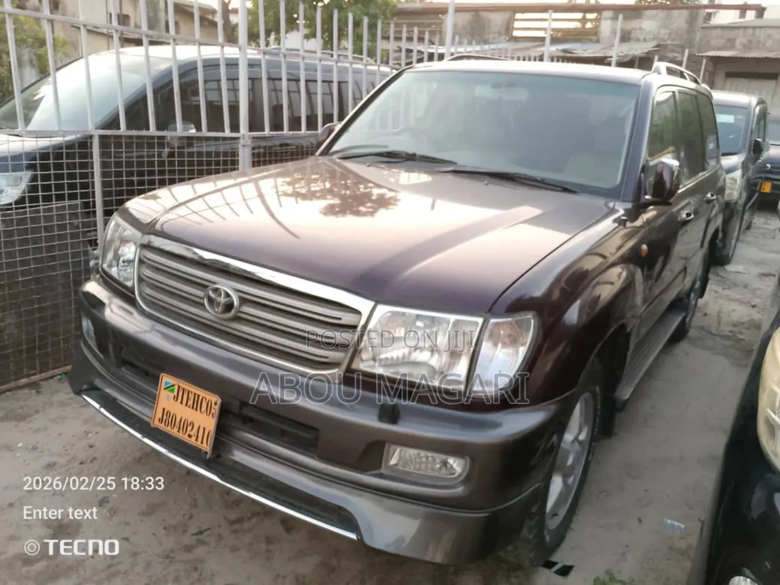 Toyota Land Cruiser HDJ 100 2003 Black