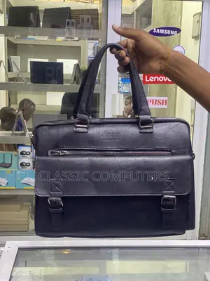 Jeep Laptop Lather Bag