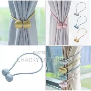 Magnetic Curtain Tie Kifaa Maridadi Chenye Sumaku Cha Kufungia Pazia