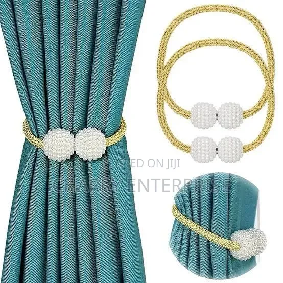 Magnetic Curtain Tie Kifaa Maridadi Chenye Sumaku Cha Kufungia Pazia
