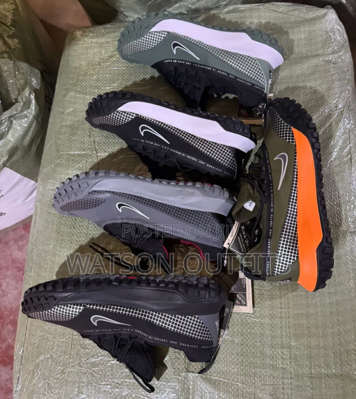 Men's Leather Sneakers or Raba Viatu or Sneaker Shoes Nike Branded