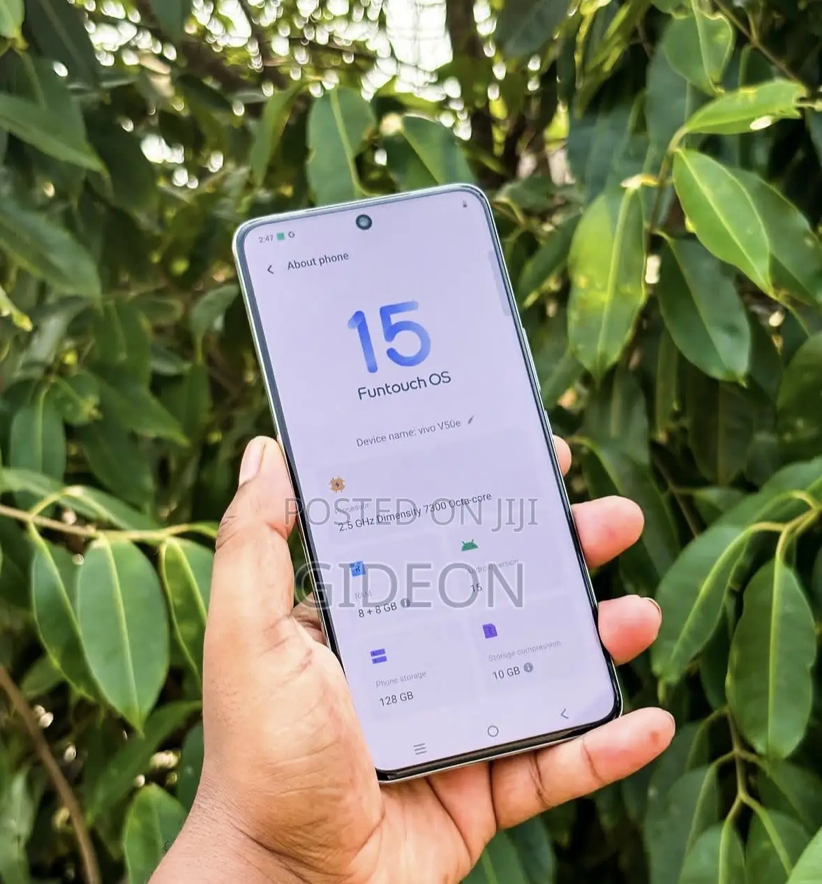 Vivo V50e 128 GB Silver