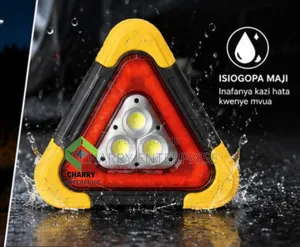 Triangle Warning Led Road Light Taa Ya Onyo for Camping or Outdoor