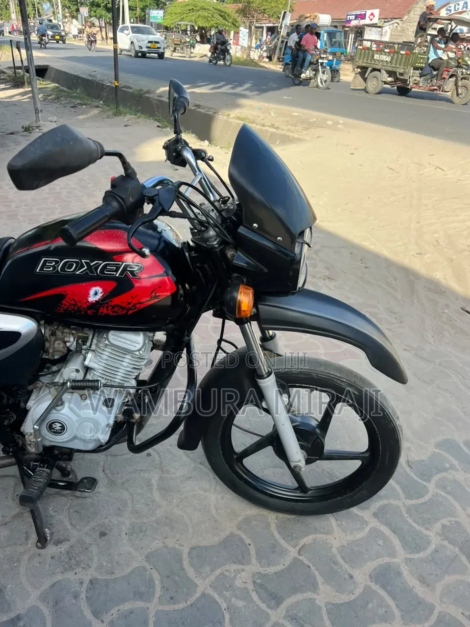 New Bajaj Boxer X125 2025 Black