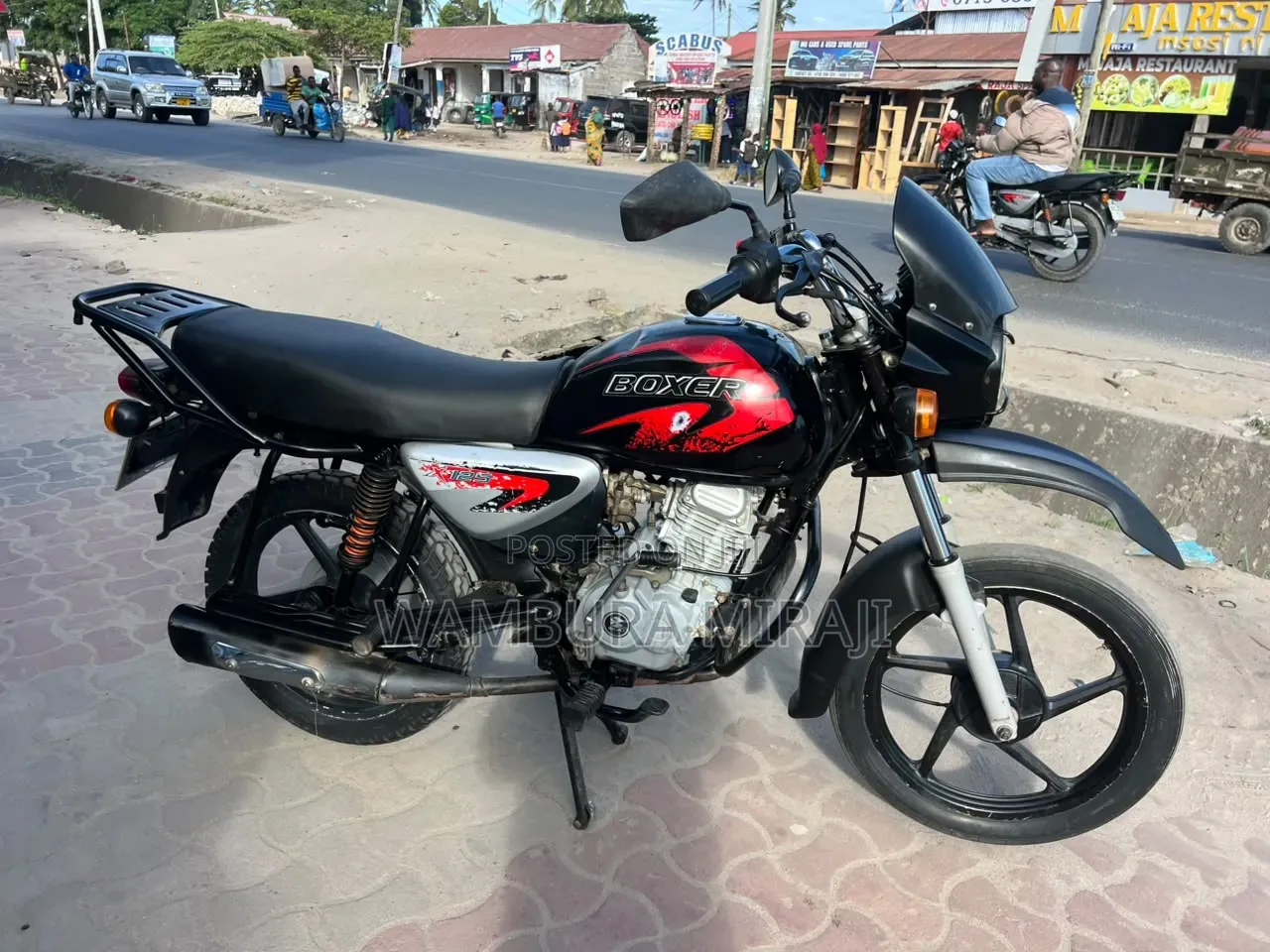 New Bajaj Boxer X125 2025 Black