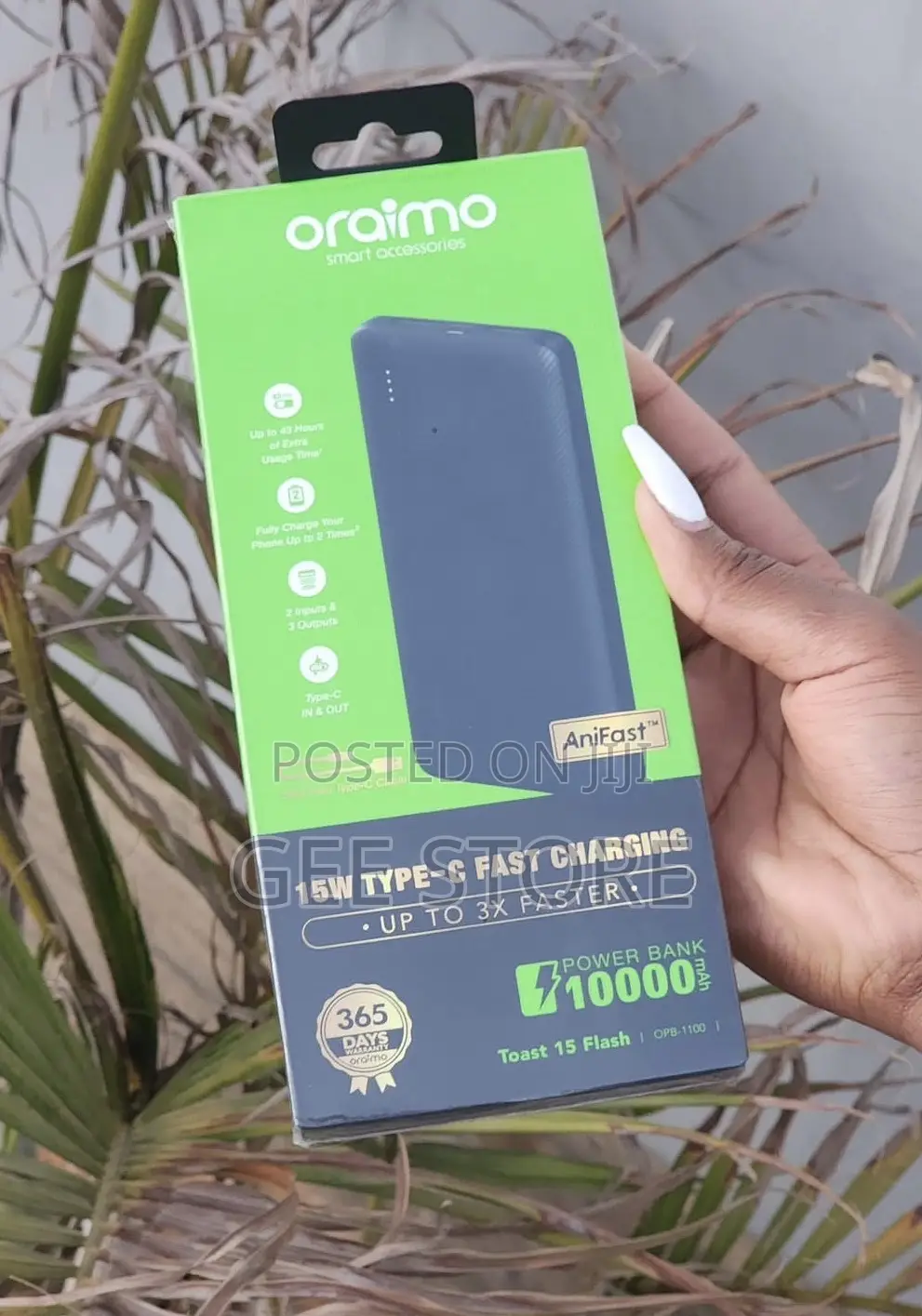 Oraimo Toast 15 Flash