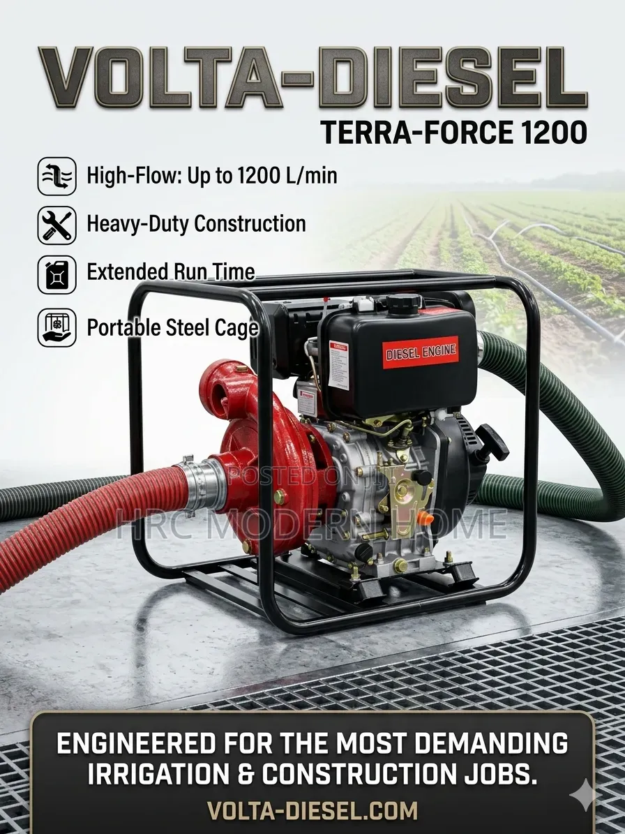 Heavy-duty Diesel Water Pump - Brand New