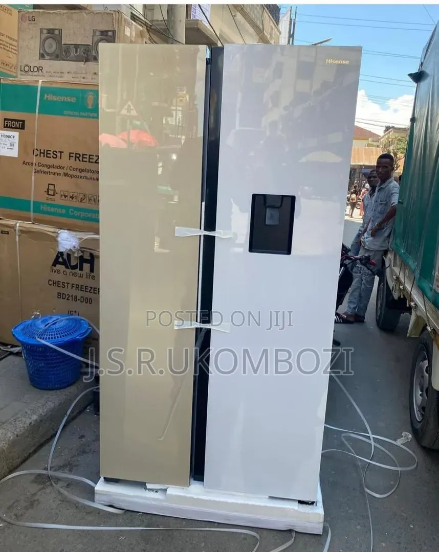 Hisense 508l No Frost Side by Side Fridge + Water Dispenser 508l